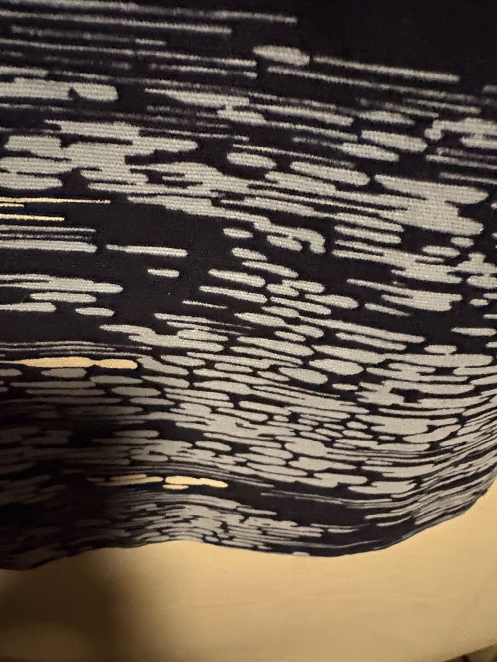 Maeve Navy and White Seagull-Print Pencil Skirt - Picture 4 of 11